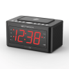 Emerson SmartSet Wireless Charging Alarm Clock Radio, 1.4' Red LED Display and Temperature Sensor, CKSW0555