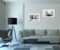 "Soap / Floral" 2-Piece Vignette by Robin-Lee Vieira, White Frame