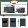 furStorage Bench with Removable Basket and 2 Drawers, Fully Assembled Shoe Bench with Removable Cushion (Navy)